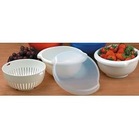 3-in-1 Berry Bowl Serving and Storage Set by Gourmac
