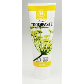 Organic Toothpaste from Denmark...Urtekram, Fennel