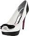 Paris Hilton Women's Sharri,White/Black Patent,10 B (M) US Paris Hilton Women's Sharri,White/Black Patent,10 B (M) US
