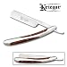 Kriegar Straight Edge Shaving Razor - Pakawood Handle