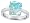 3.00 cttw Large Cushion Cut Solitaire Engagement Ring with Created Opal in 925 Sterling Silver Size 5