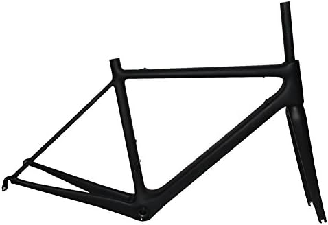 FASTEAM Super Light Carbon Bike Frame Racing Road Bicycle Frame with Fork Seatpost Headset clamp in Size 54cm