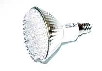 60 LED Leuchtmittel Birne E14 230V 6500K weiß