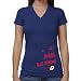NCAA DePaul Blue Demons Ladies Paint Strokes V-Neck T-Shirt - Royal ...