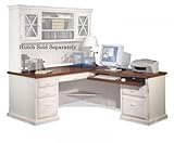 Southampton Desk and Right Return (Oyster White) (See Description)