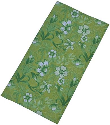 BNSE Magic Headband Assorted Seamless Sport Bandanna Headwrap Scarf Wrap, 12 in 1 Outdoor Mask ,Bandana, Neck Gaiter, Balaclava, Helmet Liner ,Hair Accessories Flower Green