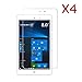 Chuwi Hi8 Screen Protector, Transwon 4-Pack Ultra-Clear HD Screen Protector for CHUWI HI8 Tablet PC - High Definition Invisible Protective Screen Film with Cleaning Cloth