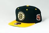 Boston Bruins Embroidered Flat-Billed Snapback Cap by American Needle