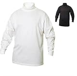 Produkt-Bild: Rollkragen - Shirt, der Trend dieser Saison. Super Shirt in Schwarz oder Weiss zum Unterziehen oder auch zum &Uuml;berziehen in den Gr&ouml;ssen S, M, L, XL oder XXL