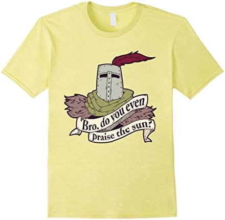 Men's Bro, do you even praise the sun? 2XL Lemon