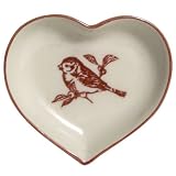 Red Bird Toile Tea Bag Caddy