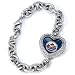 Womens Game Time New York Mets Heart Watch - Stainless Steel ( 9