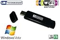 LM Technologies Wireless USB 2.0 Wifi Adaptor 802.11(b/g/n) Compatible - 300 Mbps - Class 1 (280mtr) Vista Ready.