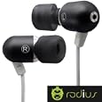 Radius Atomic Bass - Headphones ( ear-bud ) - black