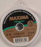 Maxima - Leader Wheel Green 8 lb 27Yd