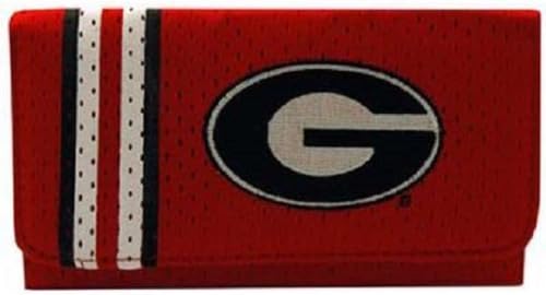 Georgia Bulldogs Women's Mesh Checkbook Wallet