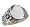 Victorian Style Sterling Silver Sunflower Signet Ring (Sz 7)