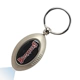 NFL Tampa Bay Buccaneers Silver Football Flashlight Keychain