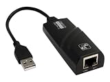 Compact Plug 'n' Play USB Ethernet Adapter - USB 2.0 to 10/100/1000 Mbps Gigabit Ethernet LAN Network Adapter - iCables Product