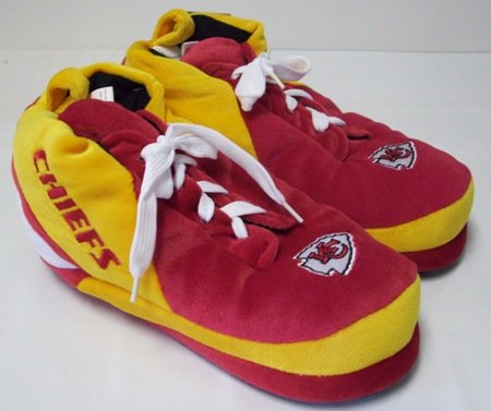 Kansas City Chiefs NFL Plush Sneaker Slippers
