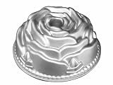 Fat Daddio's Cast Aluminum 10-Cup Rose Pan