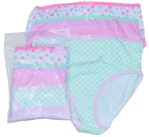 Childrens Toyshop  Sporting Goods : Girls' Healthtex 3-Pack Bikini/Brief Underwear