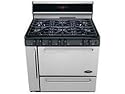 Premier Pro-Series P36S Stainless Steel 36" Freestanding Gas Range with 6 Burners, Electronic