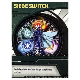 Bakugan Special Ability Trading Card Siege Switch