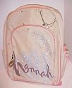 Hannah Montana BackPack - Tan & Pink
