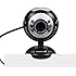 Fosmon USB 6 LED PC Webcam Camera plus + Night Vision MSN, ICQ, AIM, Skype, Net Meeting and compatible with Win 98 / 2000 / NT / Me / XP / Vista