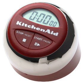 Childrens Toyshop  Kitchen & Housewares : KitchenAid KG150 Timer, Red