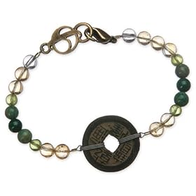 Citrine, Peridot and African Jade