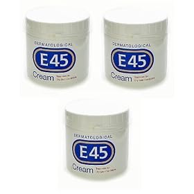 E45 Dermatological Cream 350g (Set of 3 tubs) | Treatment for dry skin conditions | Perfume free | Hypoallergenic | Better Value Triple pack