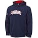 New England Pats Sweatshirts : New England Pats Navy Blue Captain Full Zip Sweatshirts Jacket