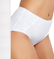 5 Pack Cotton Rich High Rise Embroidered Midi Briefs