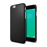 【Spigen】 iPhone6s Plus ケース, シン・フィット [ パーフェクト フィット ] アイフォン6s プラス / 6 プラス 用 カバー (ブラック SGP11638)