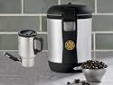 Bean Vac Cordless Automatic Vacuum Seal Coffee Canister (Battery Operated) with FREE 16 oz. Stainless Steel 12V Heated Travel Mug