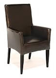 Alphaville Design DC-TRAC-BC-ESP Tracy Dining Arm Chair, Espresso