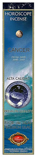 Cover image : Cancer Horoscope Incense