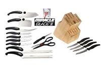 Miracle Blade III 16 Piece Knife and Block Set Miracleblade
