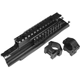 UTG 5th Gen AK Tactical Tri-Rail Mount Complete With 1 -Inch Rings