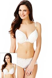 2 Pack Limited Collection Spotted & Striped Padded DD-GG Bras