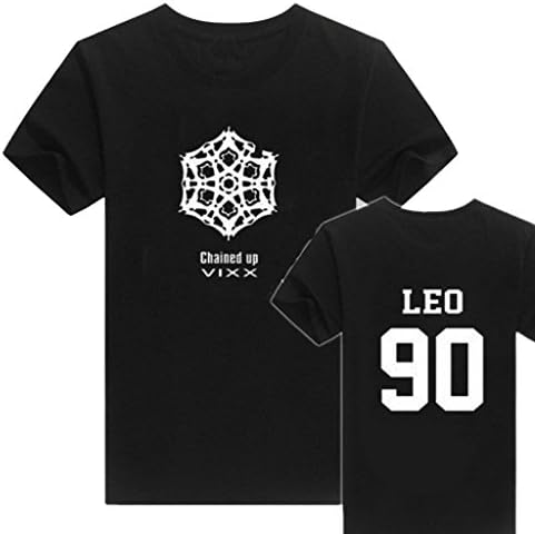 VIXX Chained Up Concerts Same T-Shirt Leo Ravi Ken N Tee Pullover Shirt M LEO Black