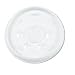 Dart : Plastic Lids, for 12-oz. Hot/Cold Foam Cups, Slip-Thru Lid, White, 1000/CT -:- Sold as 2 Packs of - 1000 - / - Total of 2000 Each