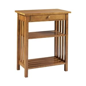 Mission - style 25w Telephone Stand, 25W, LIGHT CHERRY by Home Decorators Collection