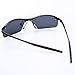 Polarized Aviator Sunglasses Metal Boating Rectangle Half Frame Black Resin Lens for Men 100UV Protection Driving Summer Beach Golf Fishing