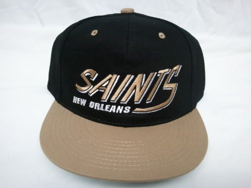 NEW New Orleans Saints NFL Two Tone Vintage Snapback Flatbill Cap / Hat