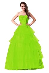 Strapless Corset Empire   Waistline Organza/Satin Sequined Beaded   Ball Gown Quinceanera Dress 