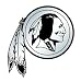 Washington Redskins NFL Silver Auto Emblem