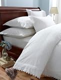 Cream Embroidered Balmoral Single Duvet Cover Set